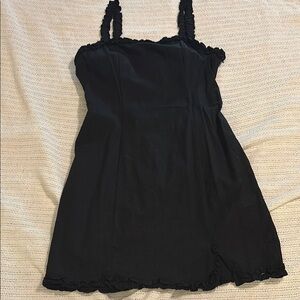 Urban Outfitters Black Smocked Dress